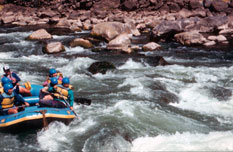 Water-rafting" in der Gegend von Cuzco