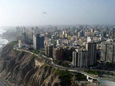 Stadtviertel "Miraflores" in Lima